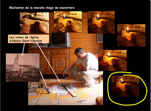 La maquette de l'église d'Ablain Saint-Nazaire dans mon salon
